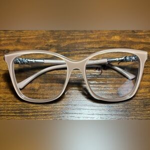 Jimmy Choo Women's Eyeglasses JC294/G 22C 140 Nude Frame Crystals